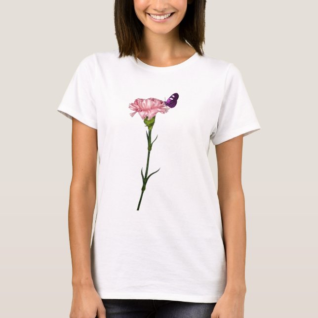 Blume mit Flügeln T-Shirt (Vorderseite)