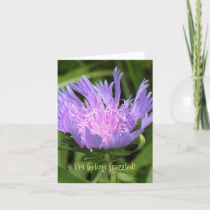 BLUME MIT FRANZÖSISCHEN PETALEN/ICH BIN GEFÜHL FRA KARTE