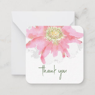 Blume mit handgemalten Wasserfarben   Custom Viele Mitteilungskarte