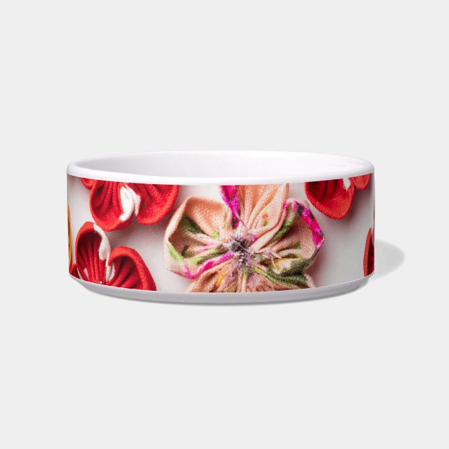 Blume mit Handnähte, Multicolor Napf (Vorderseite)