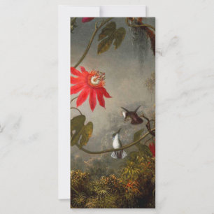 Blume mit Hummingbirds Heade Card