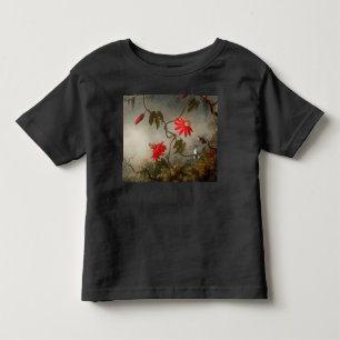 Blume mit Hummingbirds Heade Kleinkind T-shirt
