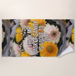 Blume mit Kostenvoranschlag Strandtuch