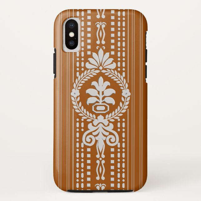 Blume mit Lorbeerkranz Case-Mate iPhone Hülle (Rückseite)