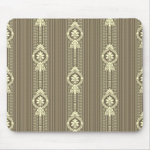 Blume mit Lorbeerkranz in Sepia Mousepad