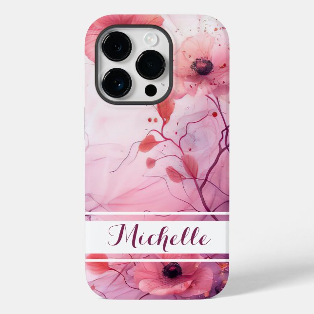 Blume mit Namen Case-Mate iPhone 14 Pro Hülle (Rückseite)