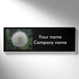Blume mit Personalisiertem Namen Namenschild