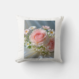 Blume mit zeitloser, extravaganter Eleganz Kissen