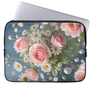 Blume mit zeitloser, extravaganter Eleganz Laptopschutzhülle