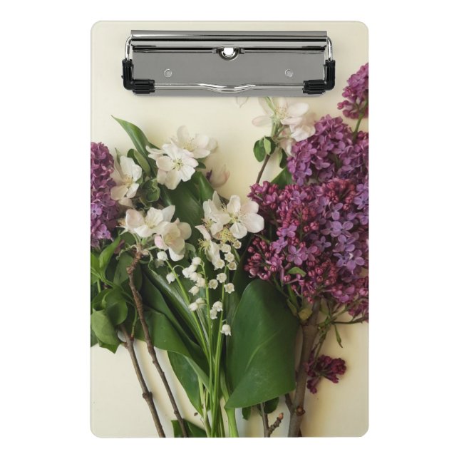Blume Mix Mini-Zwischenablage Mini Klemmbrett (Vorderseite)