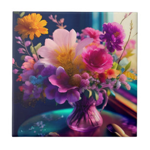 Blume Mix Vase 1 Fliese