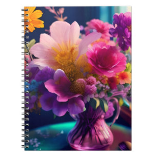 Blume Mix Vase 1 Notizblock
