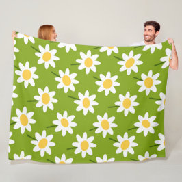 Blume Modernes und frisches Muster Fleecedecke