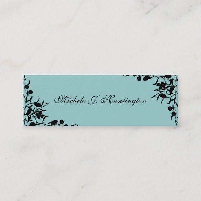 Blume Mommy Cards Telefonnummerkarte (Vorderseite)