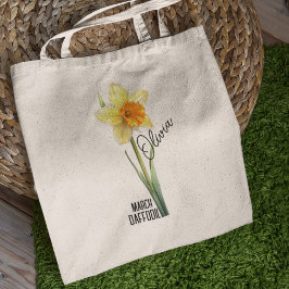 Blume Monat März Bezeichnung Tote Tasche