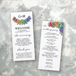 Blume Mongram LGBTQ Hochzeit