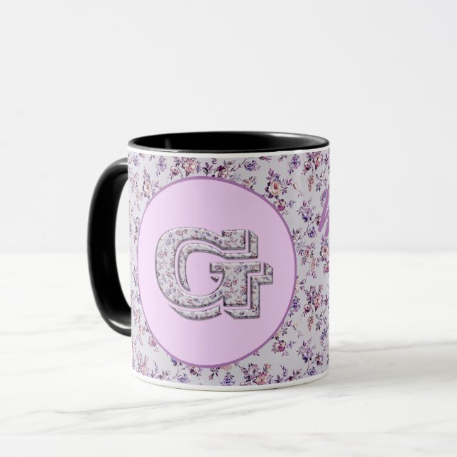 Blume Monogram G Tasse (Vorderseite Links)