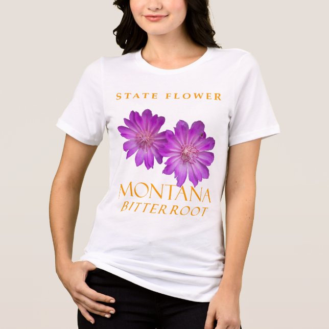Blume Montana Tri-Blend Shirt (Vorderseite)