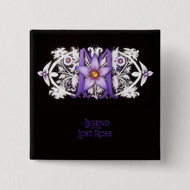 Blume Morgana Fantasy Button (Vorderseite)