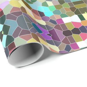 Blume Mosaic Geschenkpapier