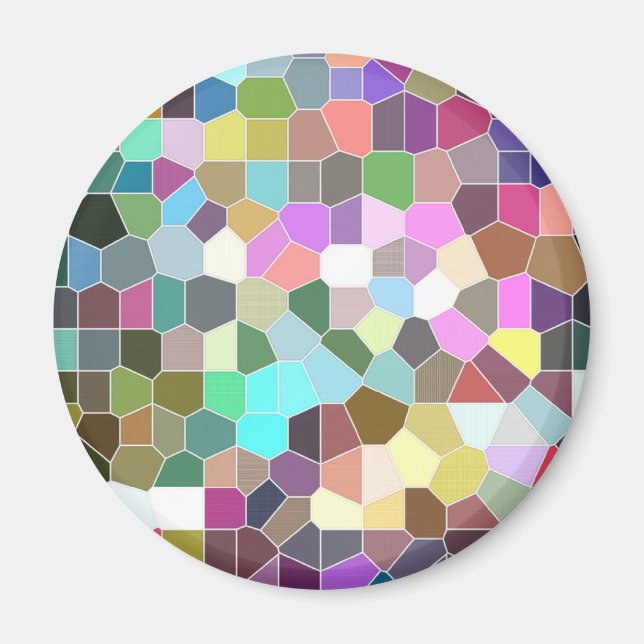 Blume Mosaic Magnet (Vorne)