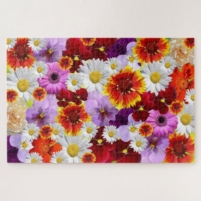 Blume Mosaikpuzzle (Horizontal)