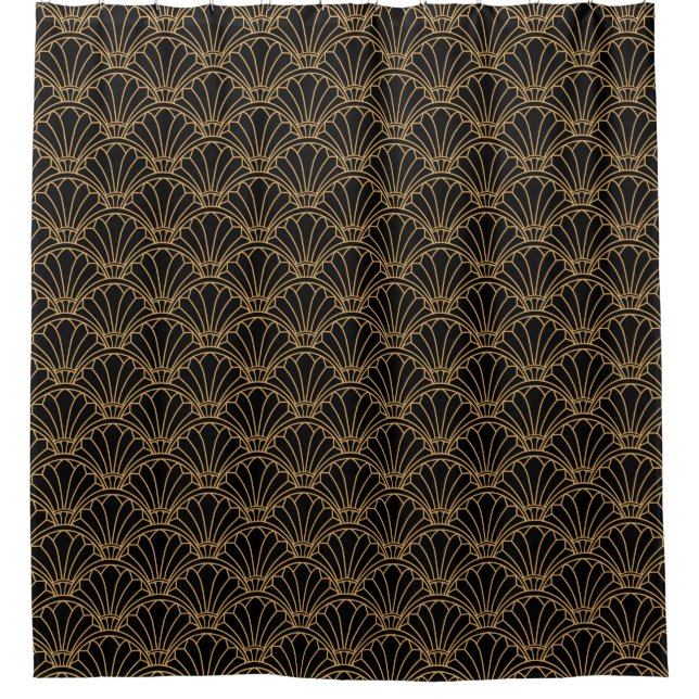 Blume Motif Duschvorhang (Vorderseite)