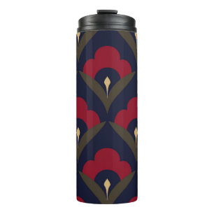 Blume motif Japan Wave Muster ditzy floral Thermosbecher