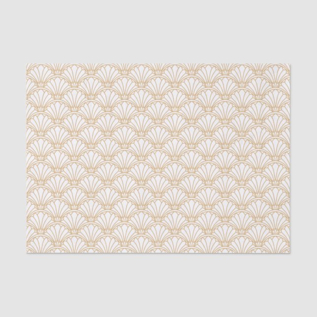 Blume Motif Seidenpapier (Vorderseite)