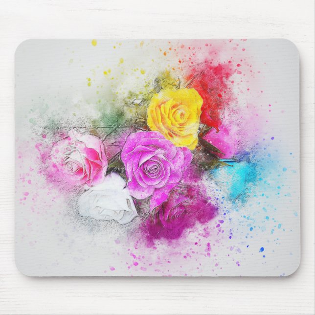 Blume Mousepad (Vorne)