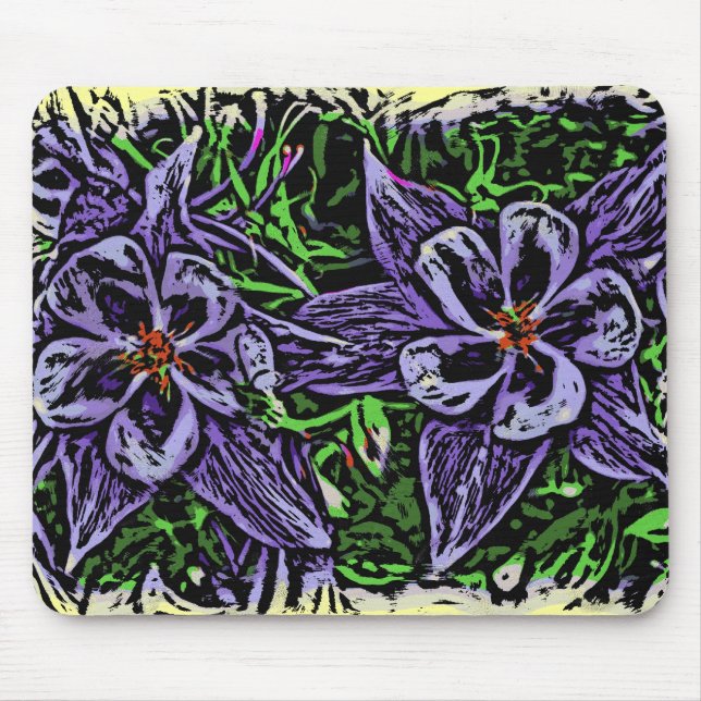 Blume-Mousepad Mousepad (Vorne)