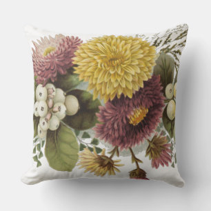 Blume Mum Floral Kissen