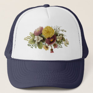Blume Mum Floral Truckerkappe