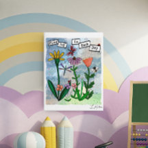 Blume, Musical Notes und Joy Artwork