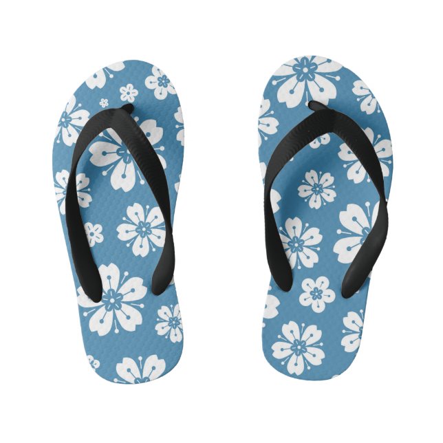 Blume Muster 5 Kinderbadesandalen (Fußbett)