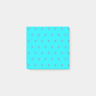 Blume Muster Aquamarin Post-it-Hinweise Post-it Klebezettel