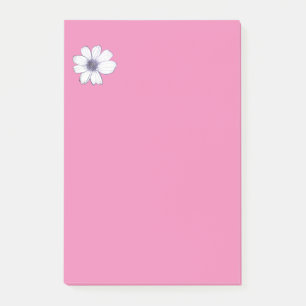 Blume Muster Aquamarin Post-it-Hinweise Post-it Klebezettel