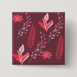 Blume Muster. Button