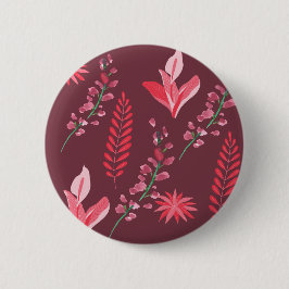 Blume Muster. Button