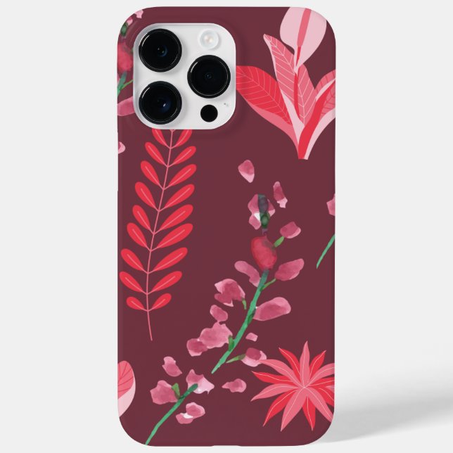 Blume Muster. Case-Mate iPhone 14 Pro Max Hülle (Rückseite)