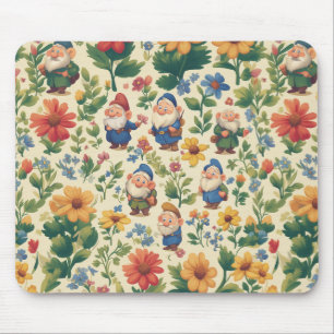 Blume Muster-Design Mousepad