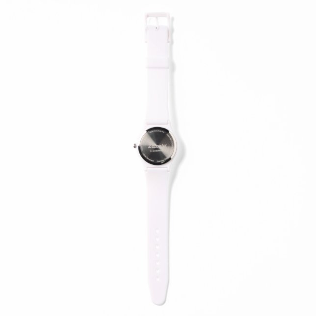 Blume Muster eWatch Armbanduhr (Rückseite)