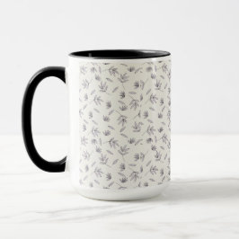Blume Muster Federflur Combo Tasse