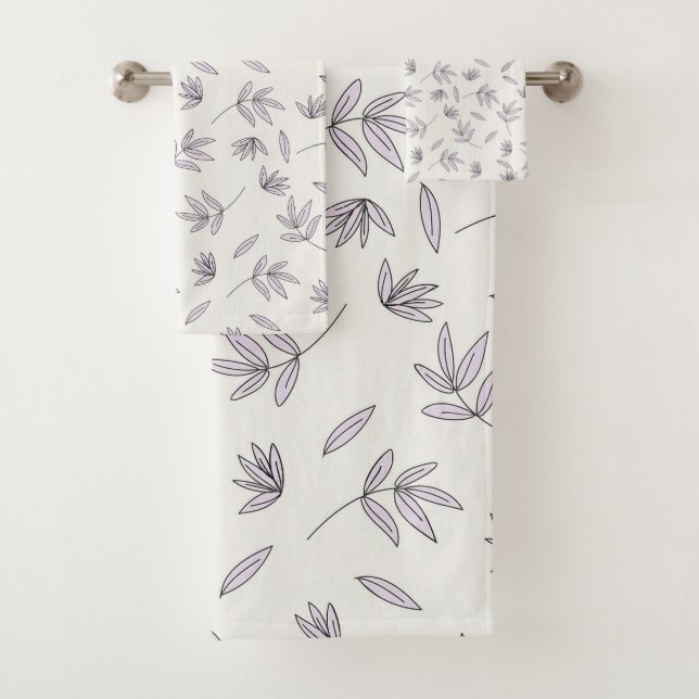 Blume Muster Frühjahrsmuster Badhandtuch Set (Insitu)