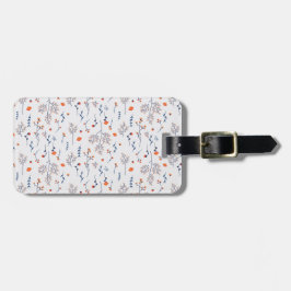 Blume Muster Frühjahrsmuster Gepäckanhänger