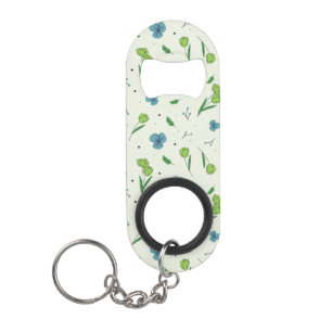 Blume Muster Frühjahrsmuster Mini Flaschenöffner