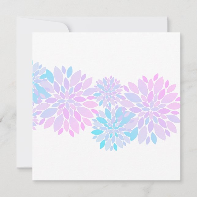 Blume-Muster für Pastellblätter (Vorderseite)