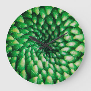 Blume Muster Große Uhr