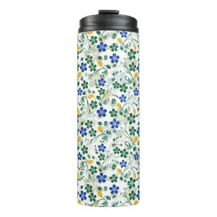 Blume Muster kleine Blume 13.w Keine BG Thermosbecher