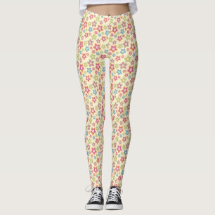 Blume Muster Leggings